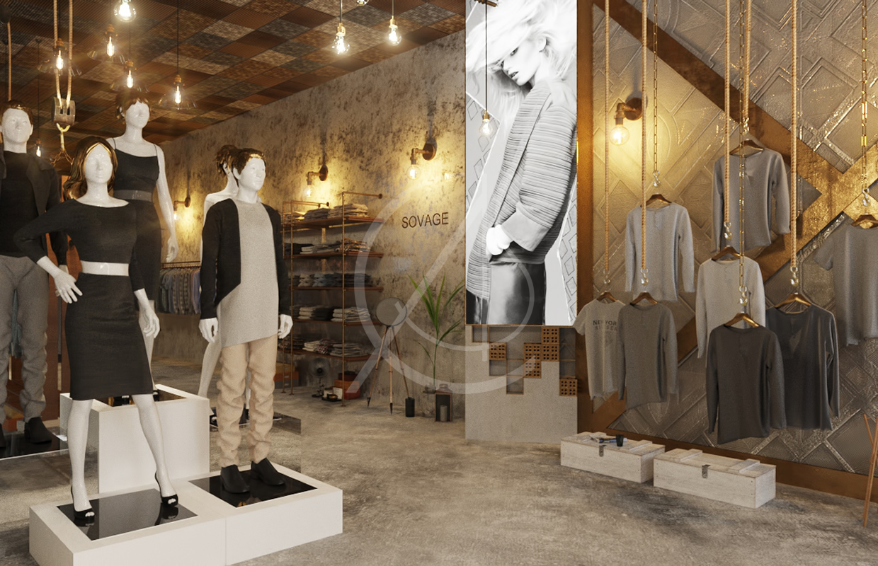 Industrial Retail Store for Sovage | Comelite Architecture Structure and  Interior Design | Archello