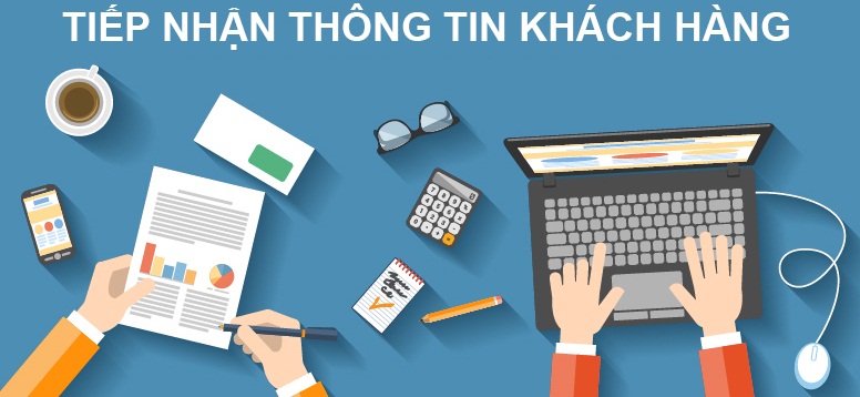 Tiếp nhận thông tin khách hàng - Công ty vệ sinh Gia Long